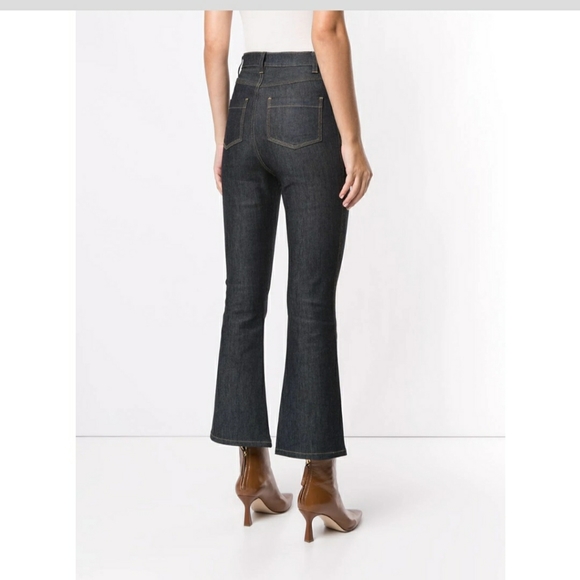 Acler Lewis Dark Denim Jeans Size 4 - Picture 3 of 10